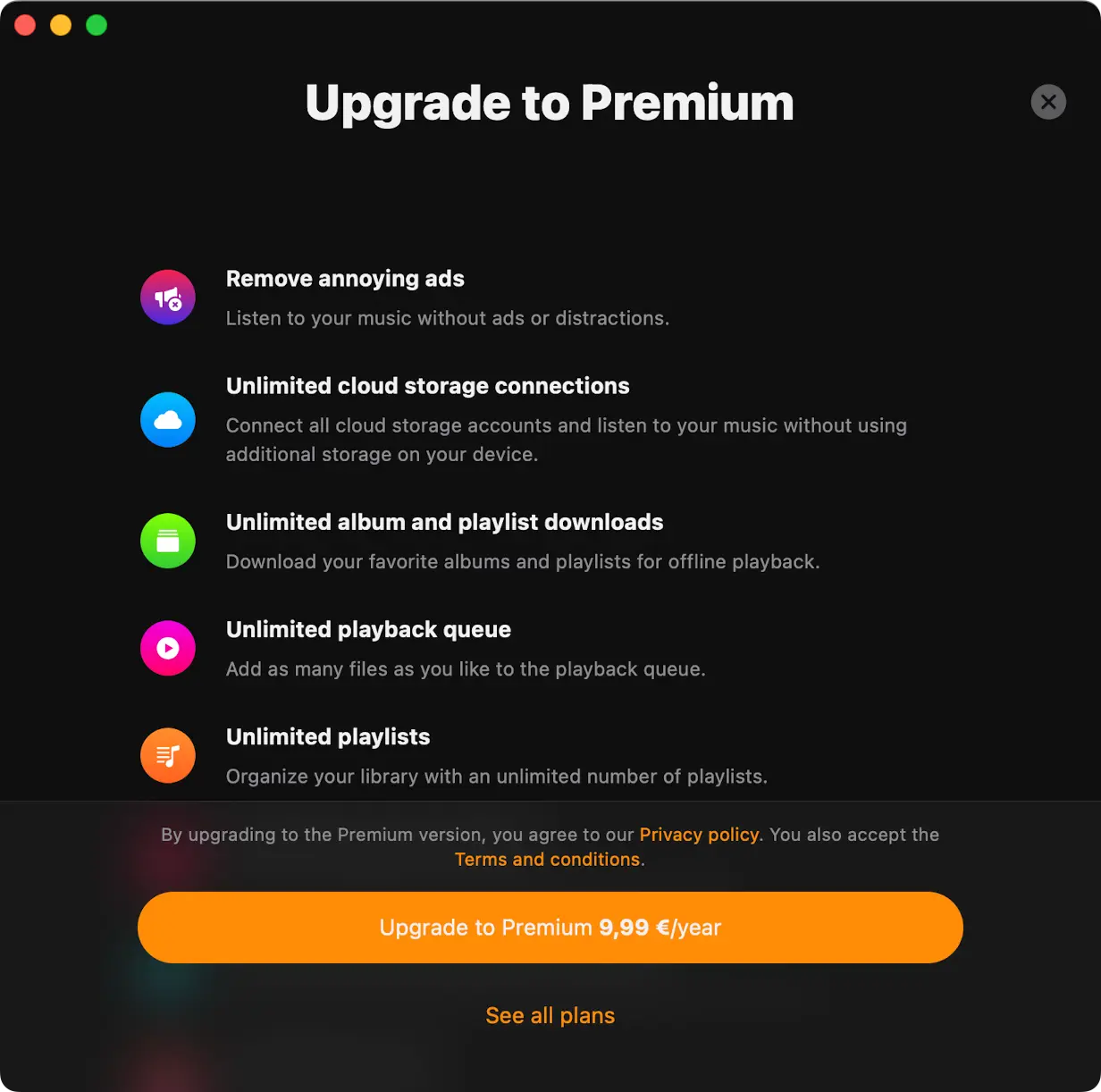 Flacbox Upgrade To Premium