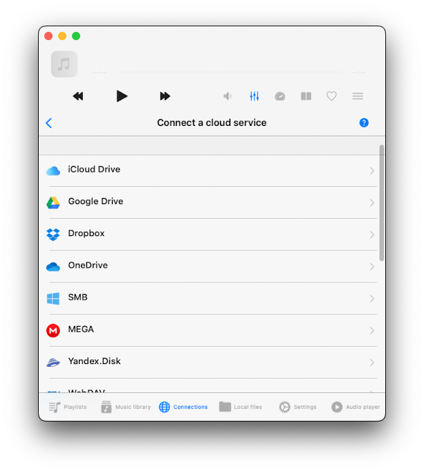 Connect a Cloud Service