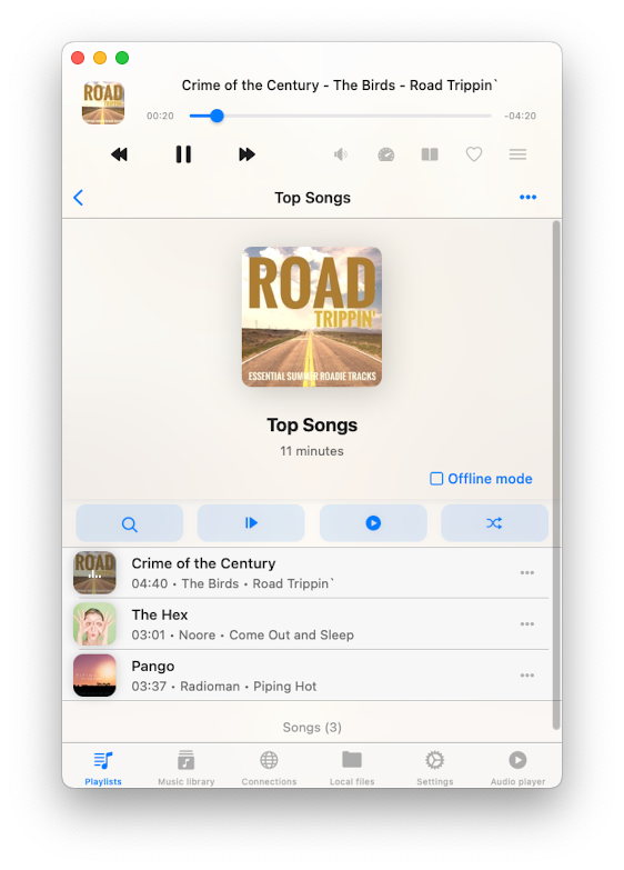 Playlist Detail Screen