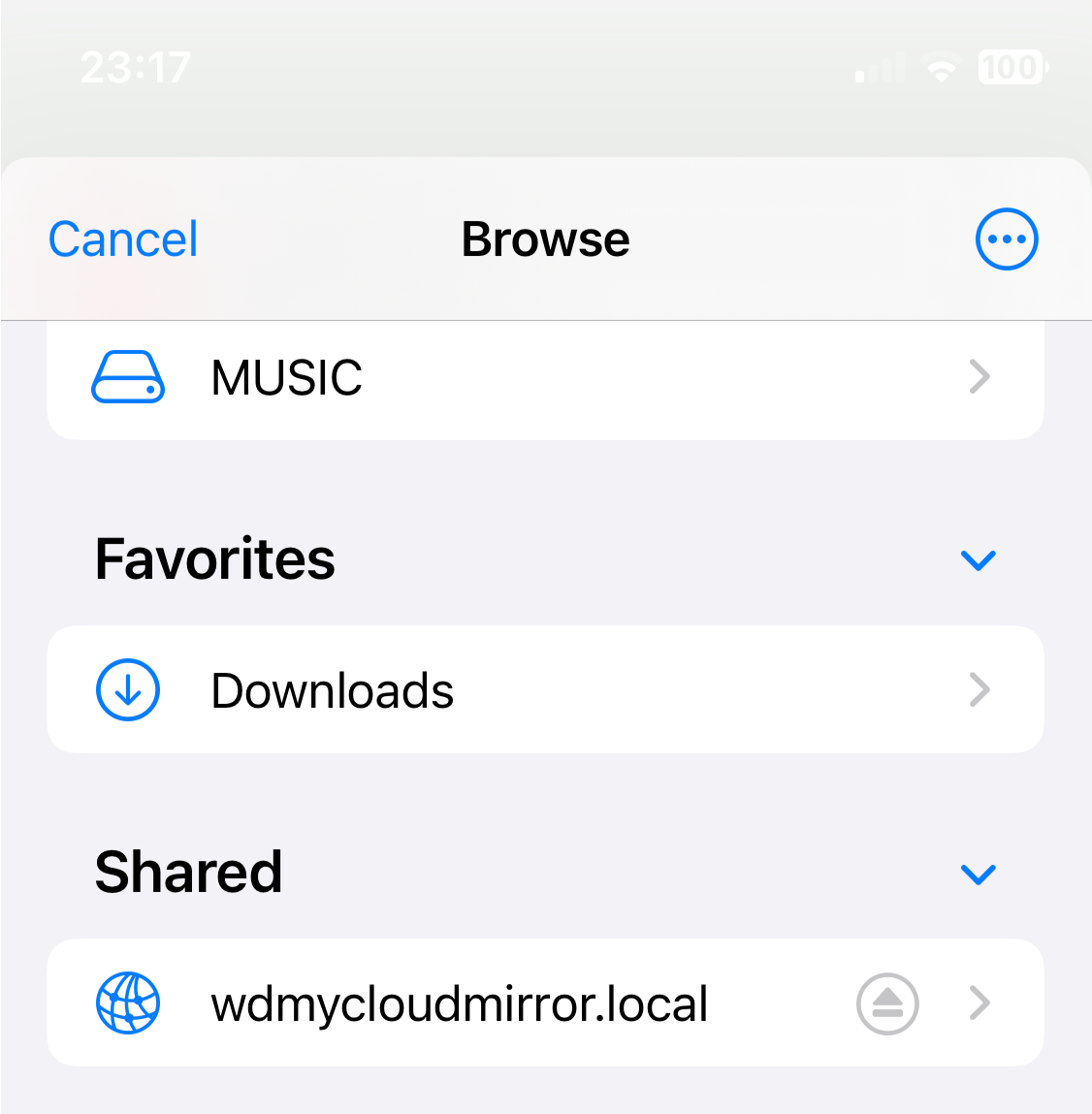 Evermusic: Select connected usb accessory