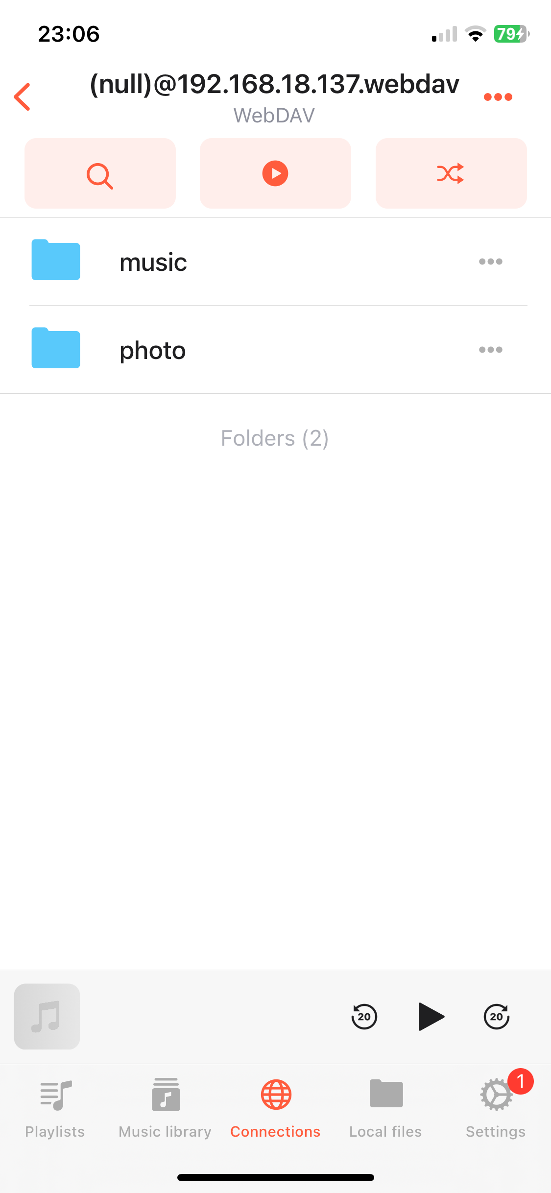 Connected Devices in Evermusic