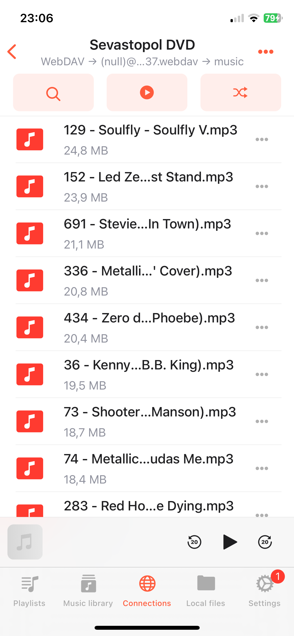 Browsing Music Folder