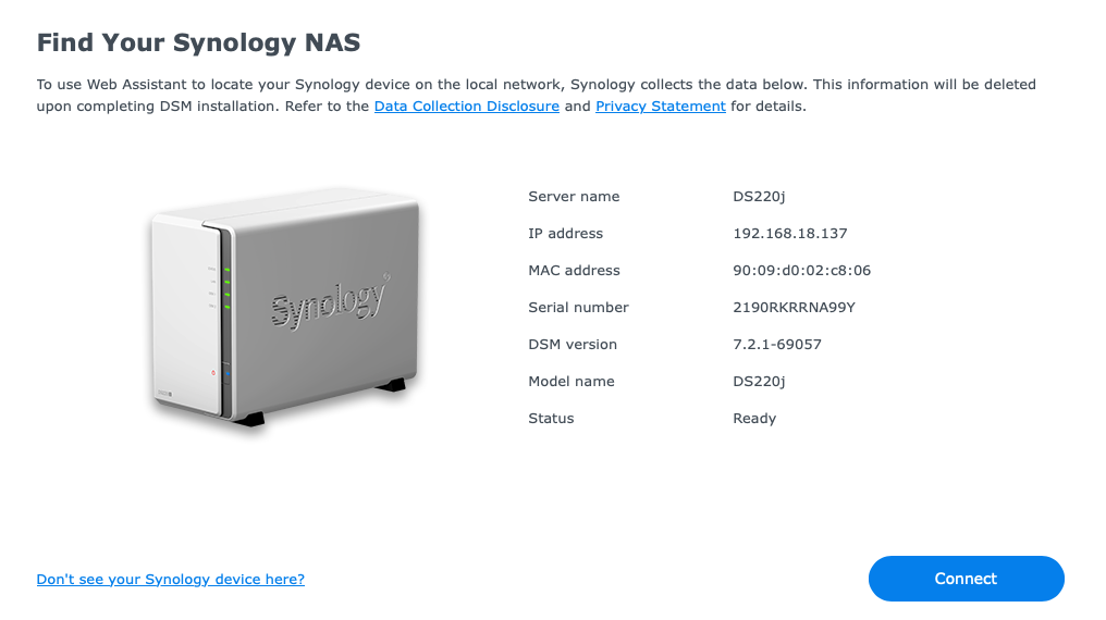 Find Synology