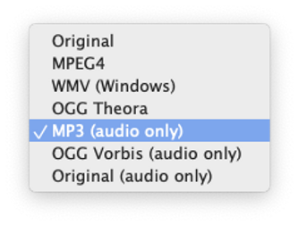 Choose Output Format