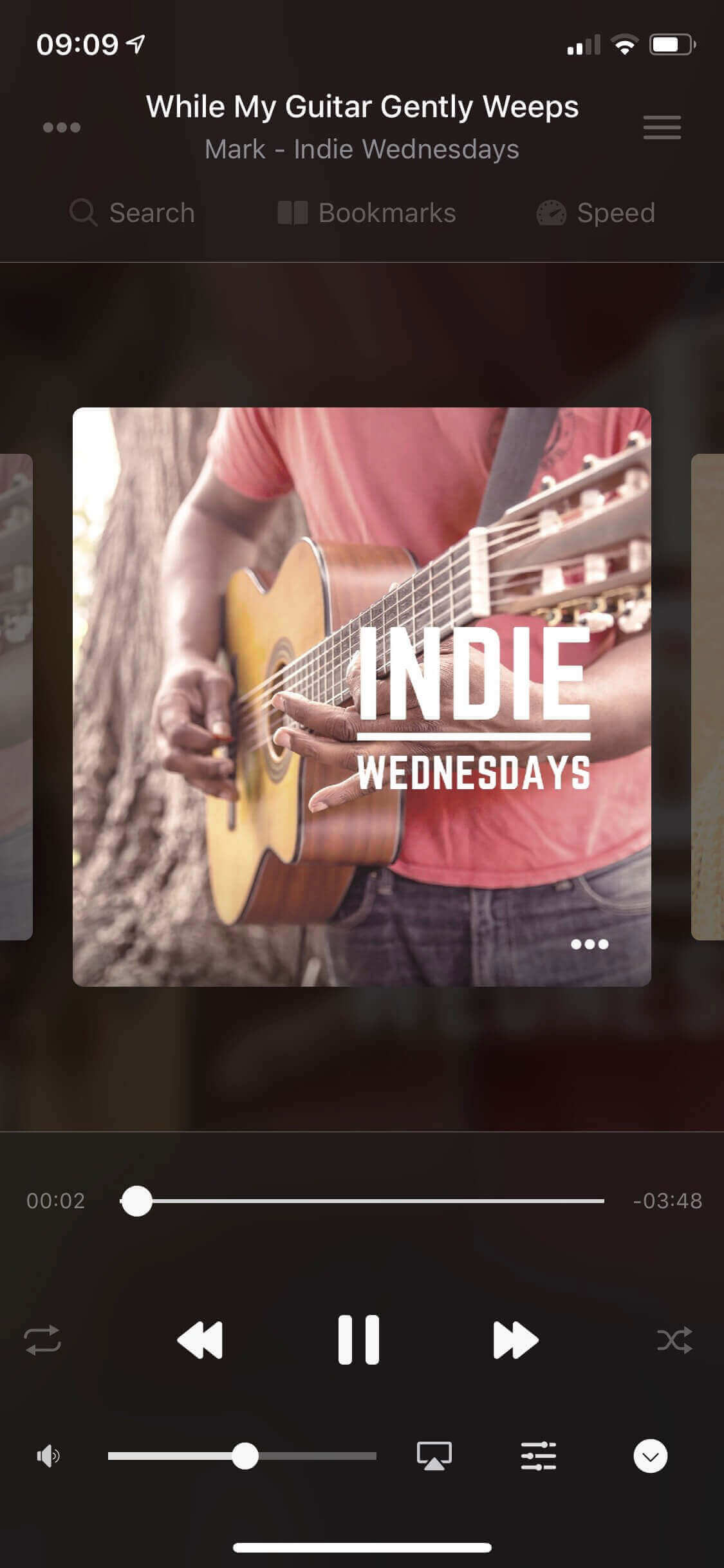 Evermusic Audio Player Screen