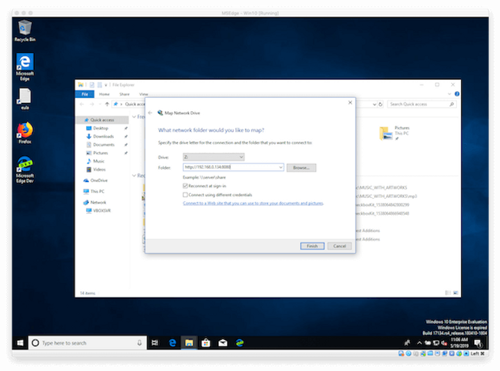 Evermusic Wi-Fi Drive: Windows Map Network Drive