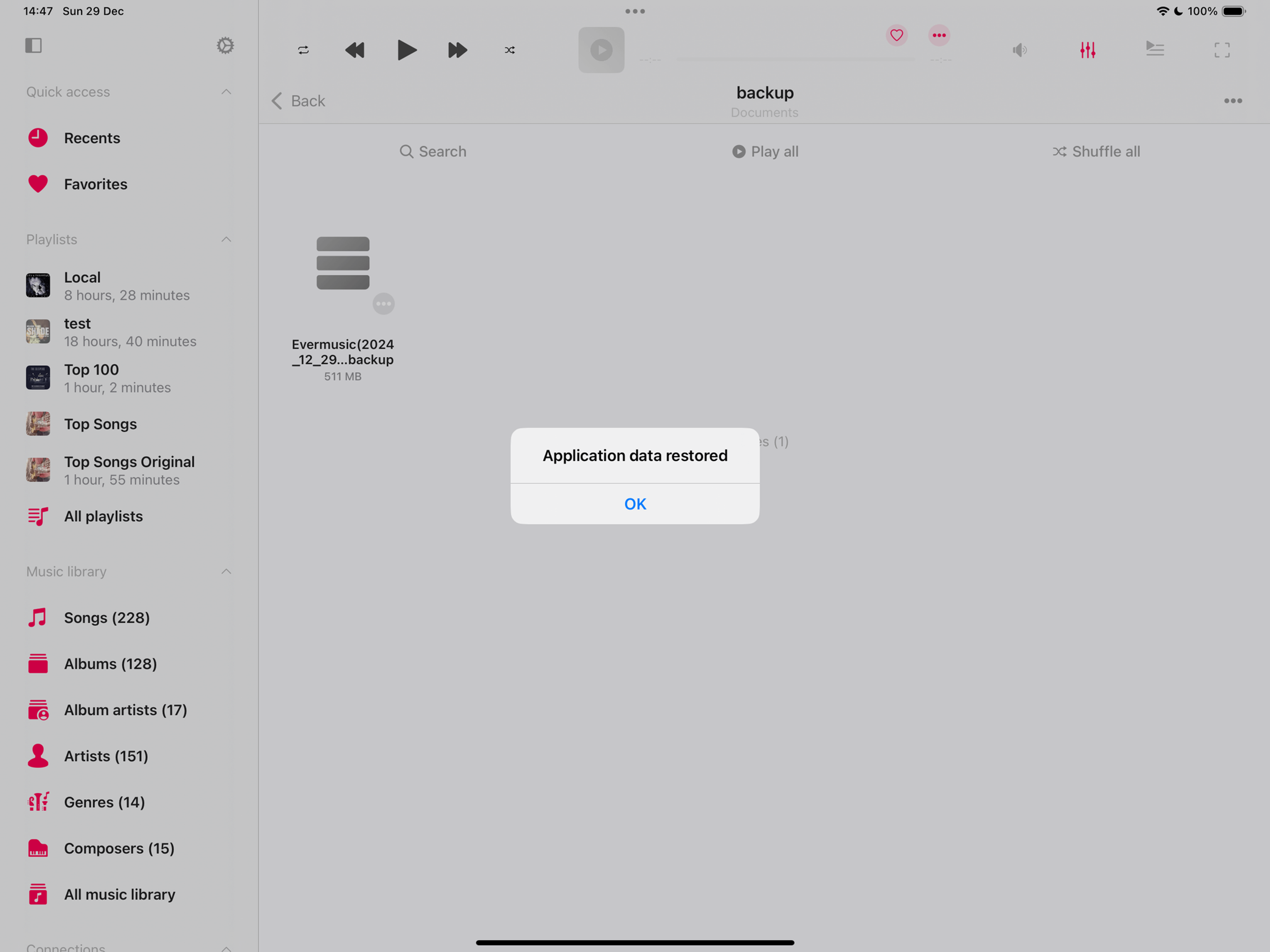 Restoration Complete