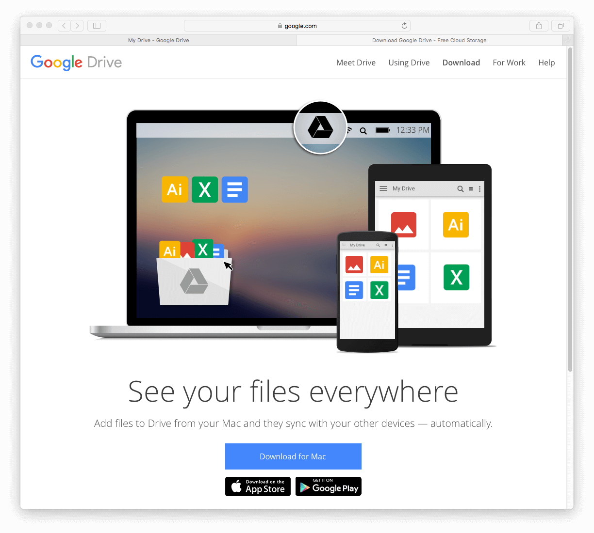 Evermusic: Download Google Drive for MAC