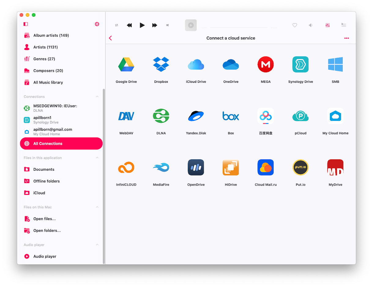 Connect a Cloud Service